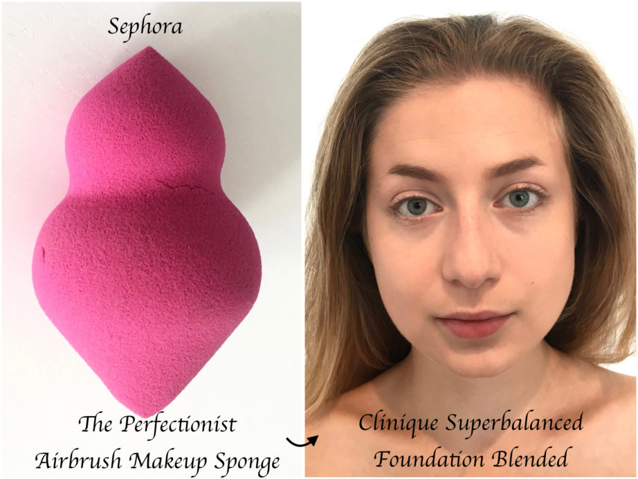 Clinique Superbalanced Makeup Foundation Review Swatches Demo Sephora Perfectionist Airbrush Makeup Sponge Beauty Blender