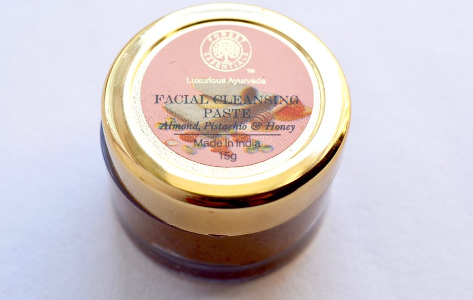 Forest Essentials Facial Cleansing Paste Review Almond Pistachio Honey