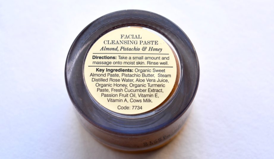 Forest Essentials Facial Cleansing Paste Review Ingredients