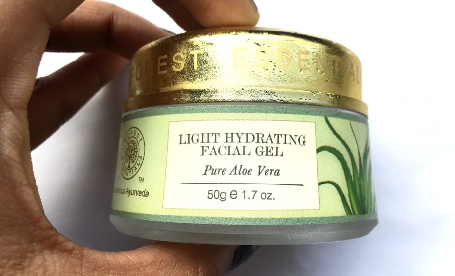 Forest Essentials Light Hydrating Facial Gel Pure Aloe Vera Review MBF
