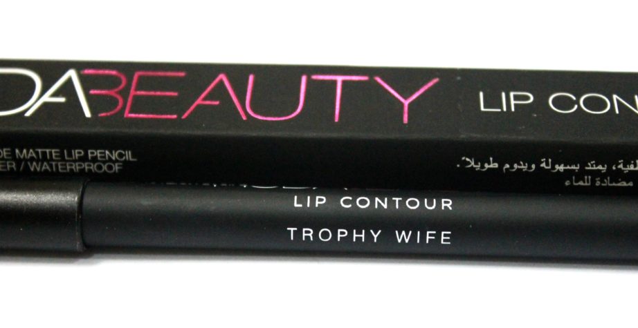 Huda Beauty Lip Contour Matte Pencil Trophy Wife Review Swatches near