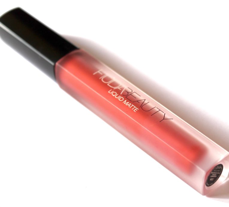 Huda Beauty Liquid Matte Lipstick Icon Review Swatches MBF Makeup Blog