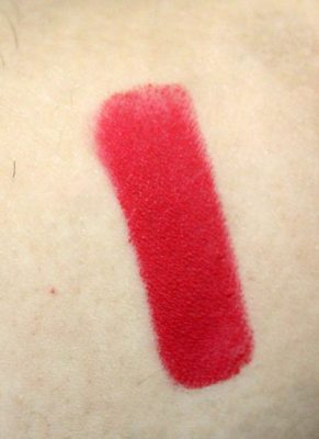 MAC Damn Glamorous Matte Lipstick Review Swatch on hand