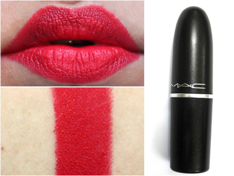 MAC Damn Glamorous Matte Lipstick Review Swatches