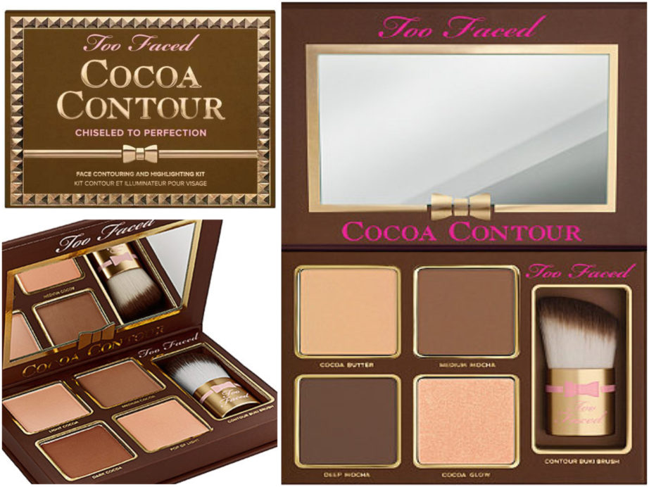 Too Faced Cocoa Contour Chiseled to Perfection Palette Review Swatch
