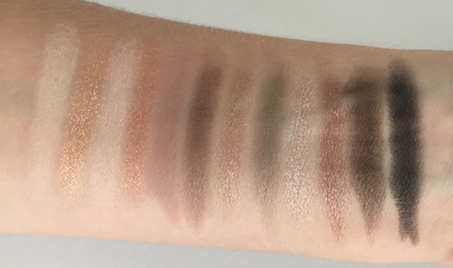 Urban Decay Naked 2 Eyeshadow Palette Review Swatches hand
