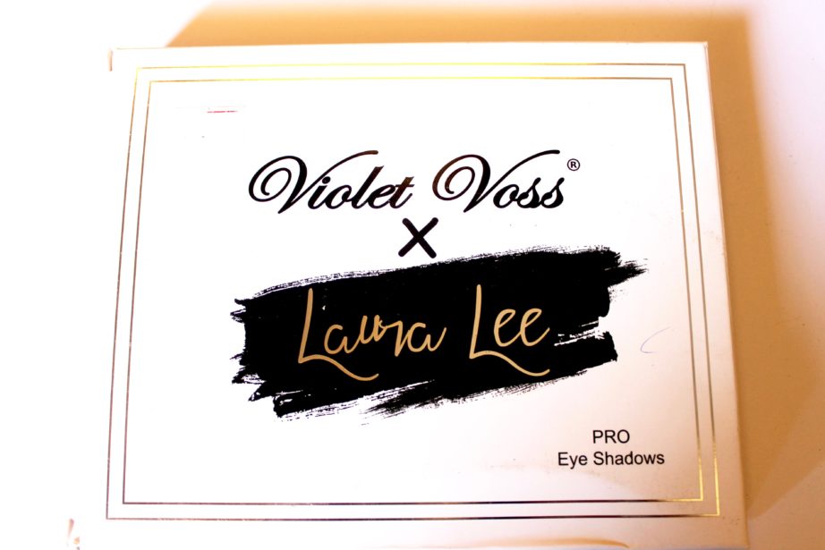 Violet Voss x Laura Lee Eye Shadow Palette Review Swatches box front