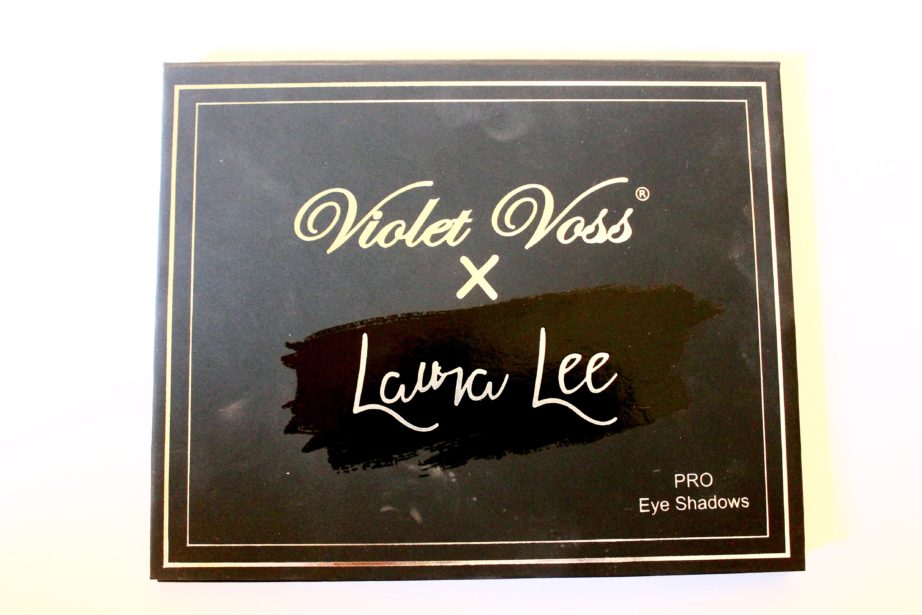 Violet Voss x Laura Lee Eye Shadow Palette Review Swatches front