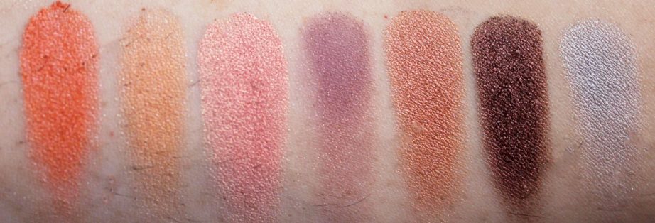 Morphe 35W 35 Color Warm Palette Review Swatches 3rd Row