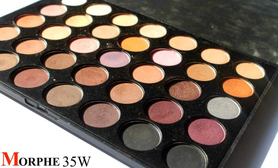 Morphe 35W 35 Color Warm Palette Review Swatches
