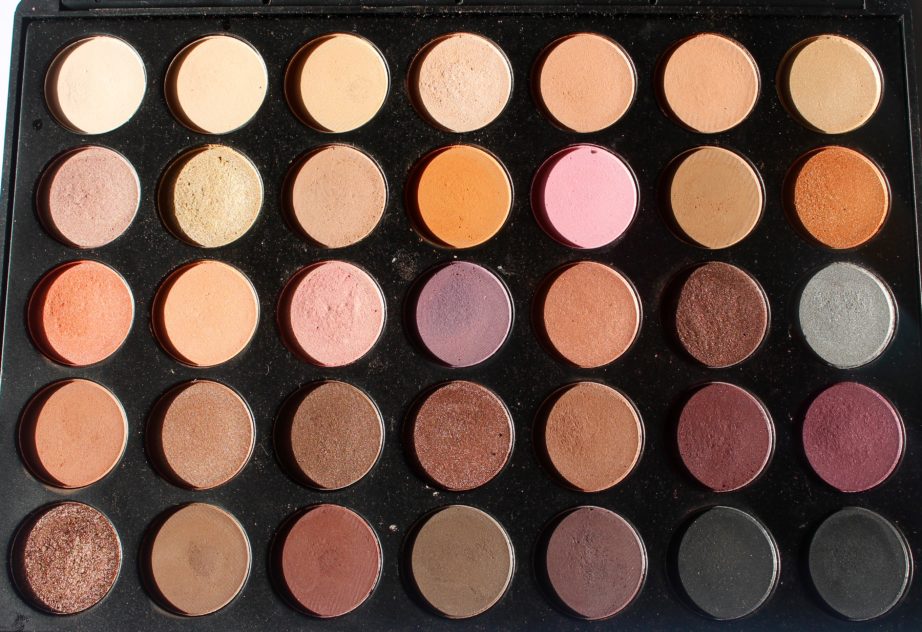 Morphe 35W 35 Color Warm Palette Review, Swatches
