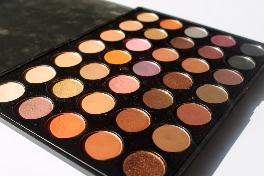 Morphe 35W 35 Color Warm Palette Review Swatches MBF