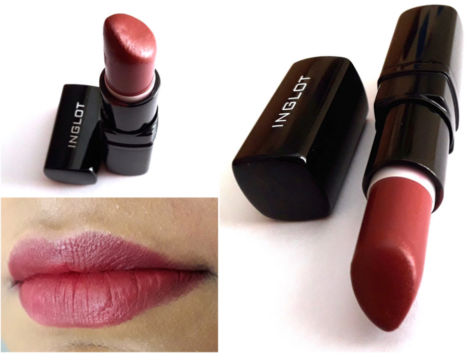 Inglot Matte Lipstick 412 Review, Swatches MBF