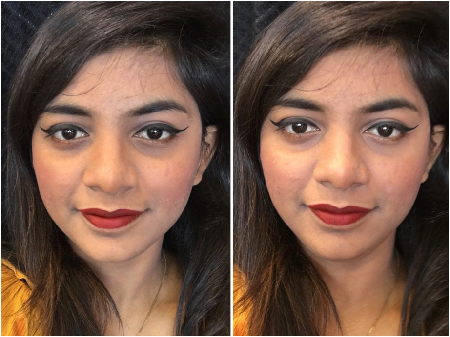 Lakme Burgundy Lush 9 to 5 Weightless Matte Mousse Lip Cheek Color Review, Swatches MBF Makeup Look