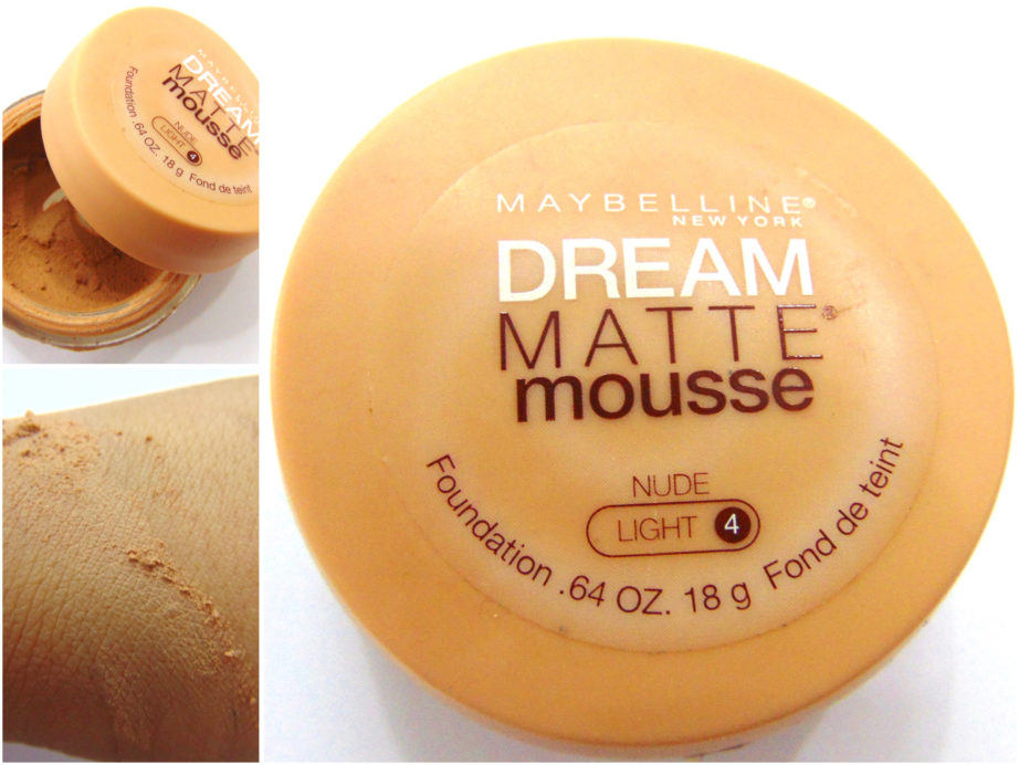 Maybelline Dream Matte Mousse Foundation Review, Swatches
