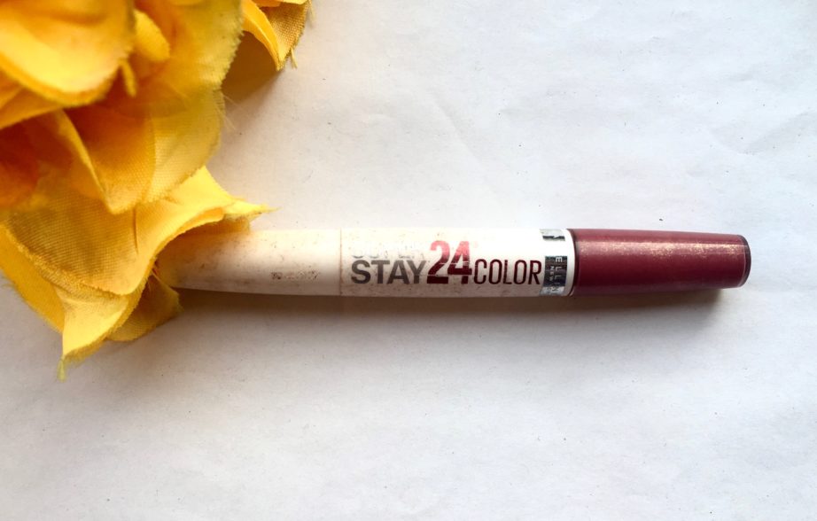 Maybelline Superstay 24 Color 2 Step Liquid Lipstick Very Cranberry 100 Review Swatches MBF