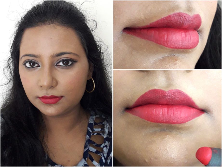 SUGAR Matte As Hell Crayon Lipstick Scarlett O'Hara 01 Review Swatches Lips MBF