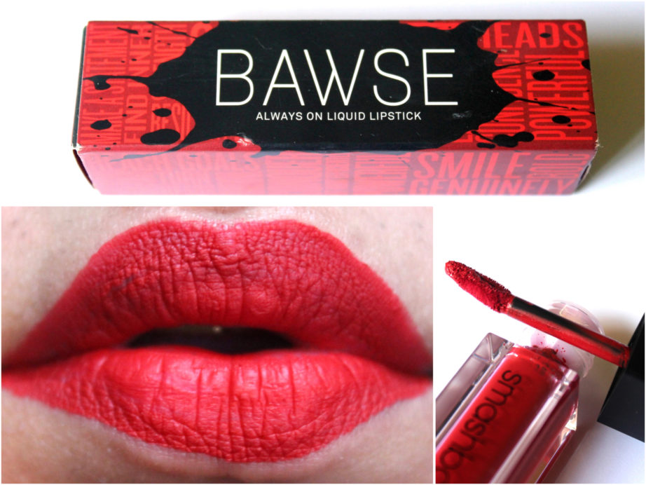 Smashbox Always On Matte Liquid Lipstick Bawse Review Swatches HD Photo