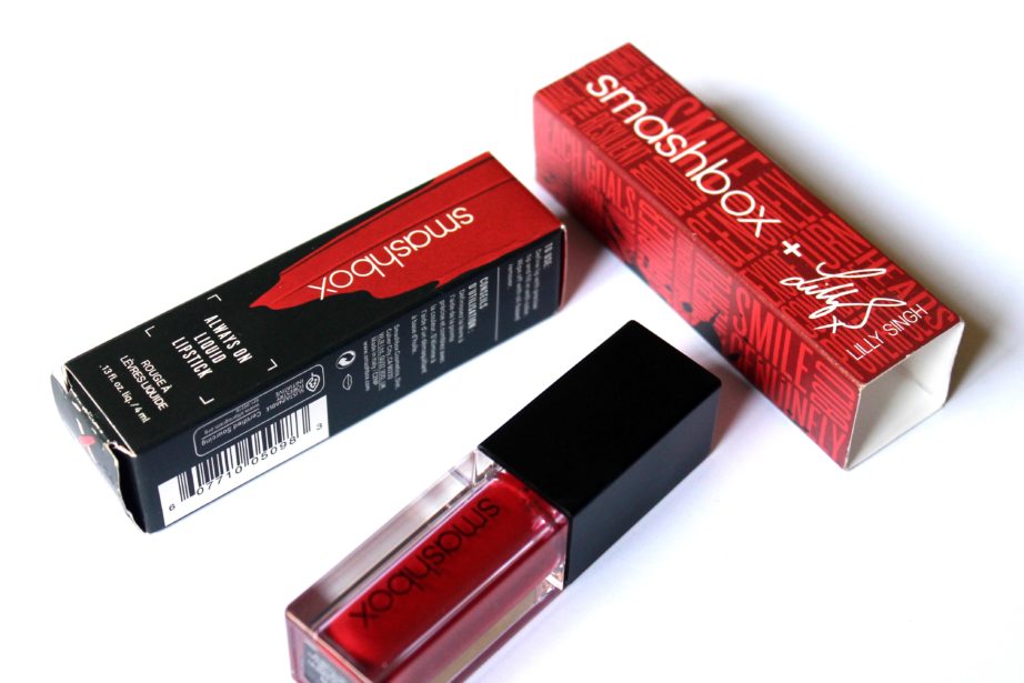 Smashbox Always On Matte Liquid Lipstick Bawse Review Swatches MBF Blog
