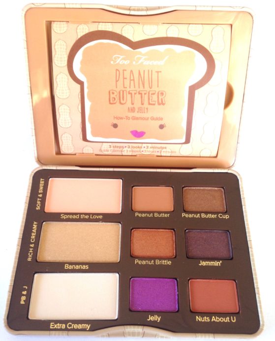 Too Faced Peanut Butter & Jelly Eyeshadow Palette Review Swatches Inside