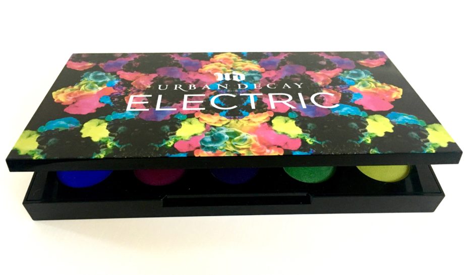 Urban Decay Electric Pressed Pigment Eyeshadow Palette Review Swatches MBF 1