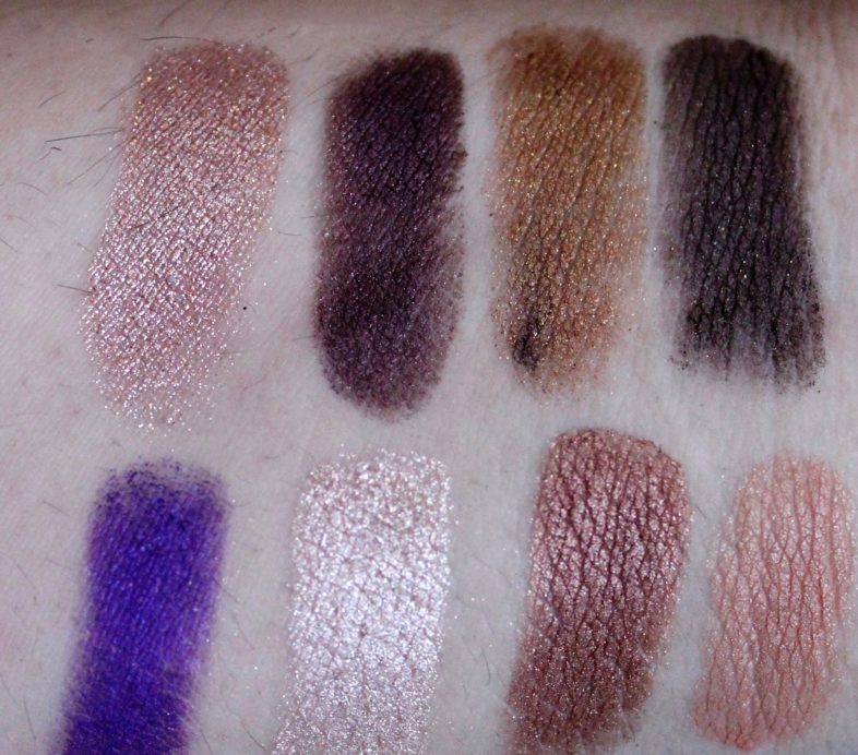 Anastasia Beverly Hills Self Made EyeShadow Palette Review, Swatches Left 1