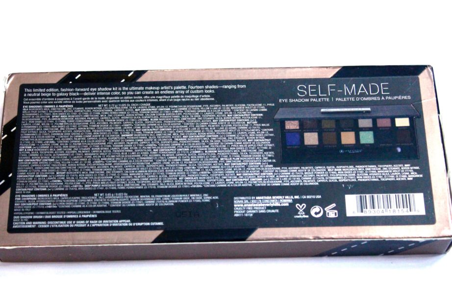 Anastasia Beverly Hills Self Made EyeShadow Palette Review, Swatches
