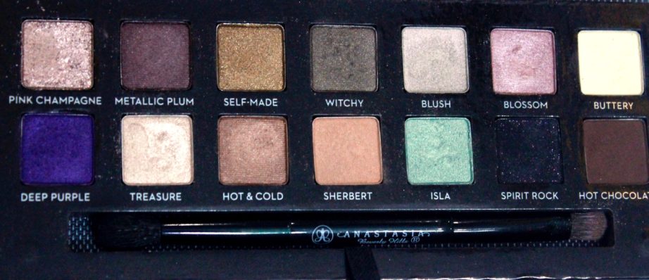 Anastasia Beverly Hills Self Made EyeShadow Palette Review, Swatches focus closeup