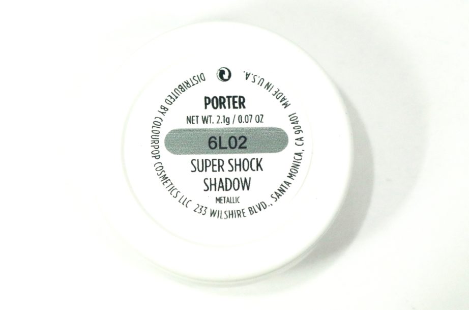 ColourPop Porter Super Shock Eye Shadow Review, Swatches 3
