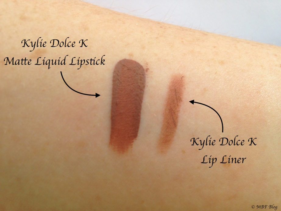 Kylie Dolce K Matte Lip Kit Review, Swatches Skin