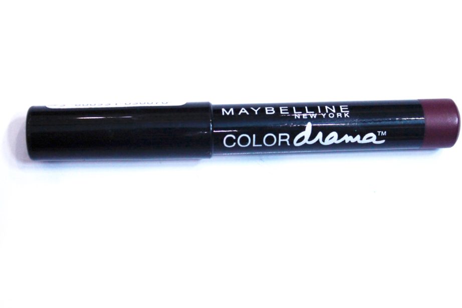 Maybelline Color Drama Intense Velvet Lip Pencil Berry Much Review, Swatches 2