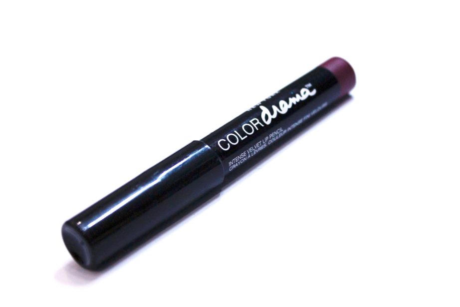 Maybelline Color Drama Intense Velvet Lip Pencil Berry Much Review, Swatches 3