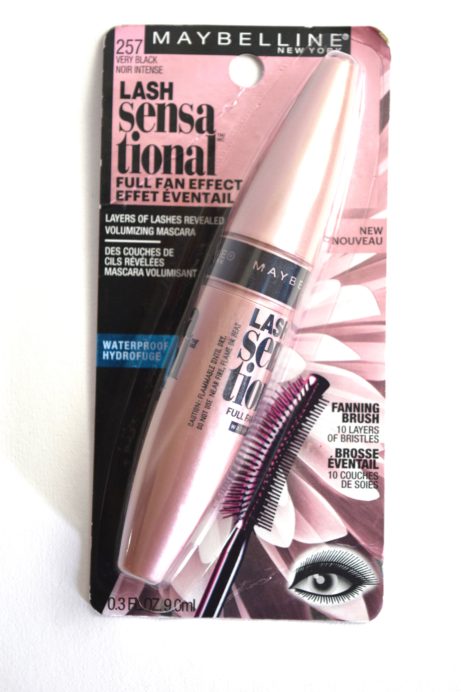 Maybelline Lash Sensational Mascara Review, Swatches 1