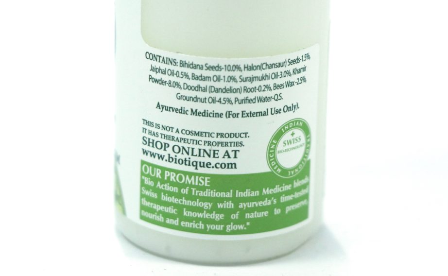 Biotique Bio Dandelion Ageless Lightening Serum Review, Swatches Ingredients