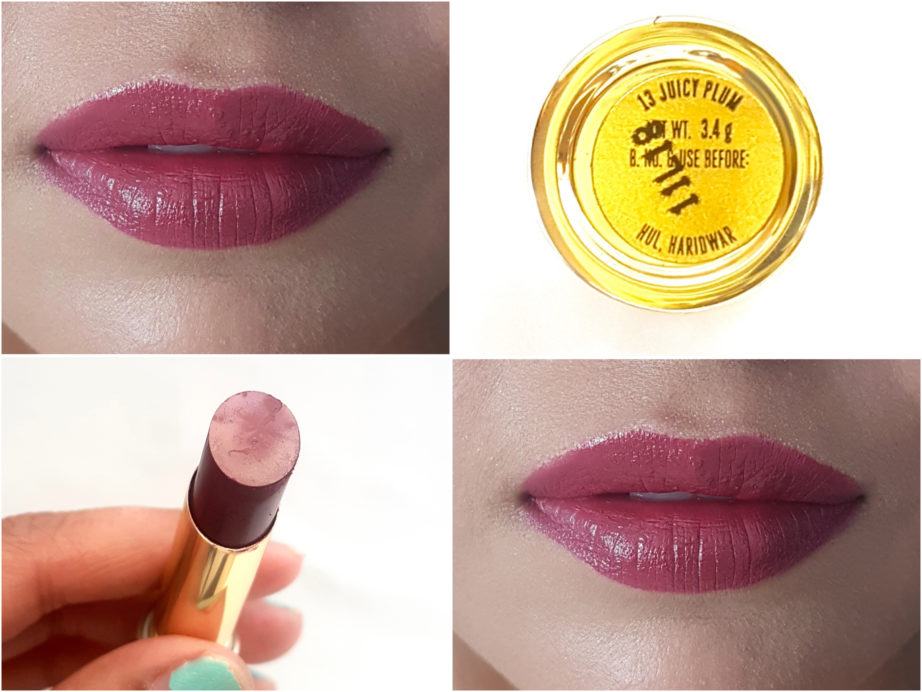 Lakme Absolute Argan Oil Lip Color Juicy Plum Review, Swatches On Lips
