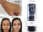Maybelline Fit Me Shine Free Stick Foundation Review, Swatches, Demo