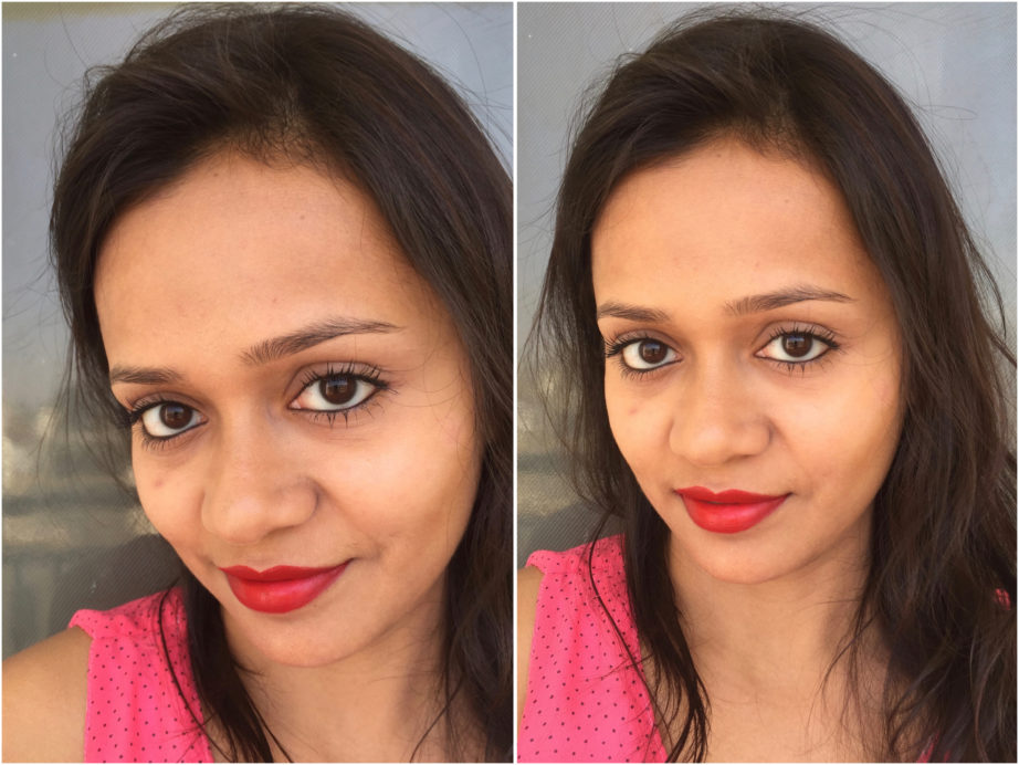 Maybelline Superstay 24 Color 2 Step Lipstick Keep It Red 035 Review, Swatches MBF Blog Makeup Look