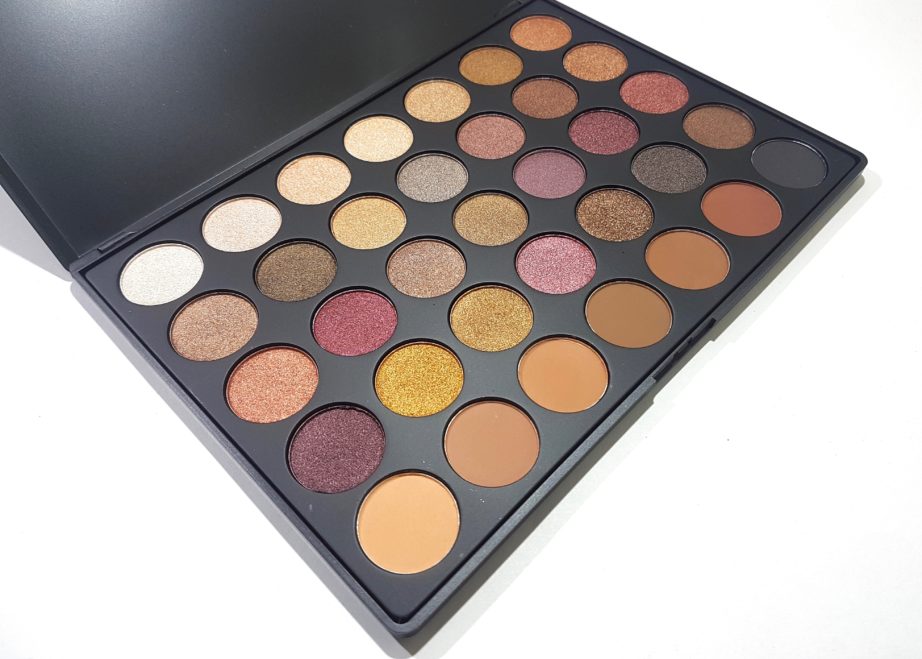 Morphe 35F Fall Into Frost Palette Review, Swatches MBF