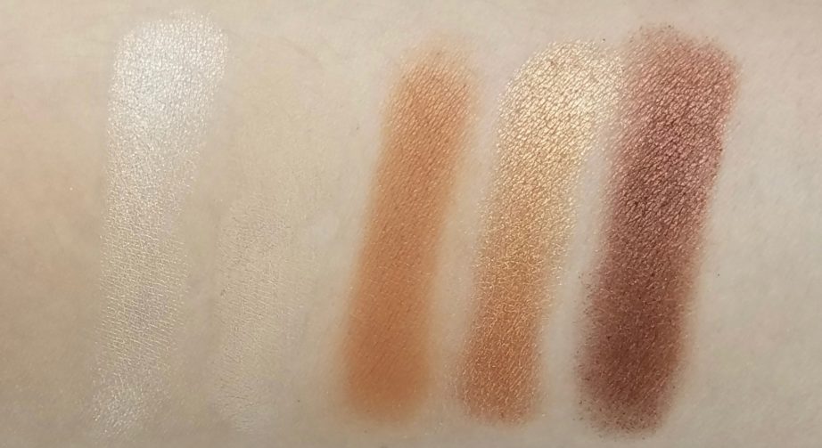 Morphe Kathleen Lights Eyeshadow Palette Review, Swatches row 1