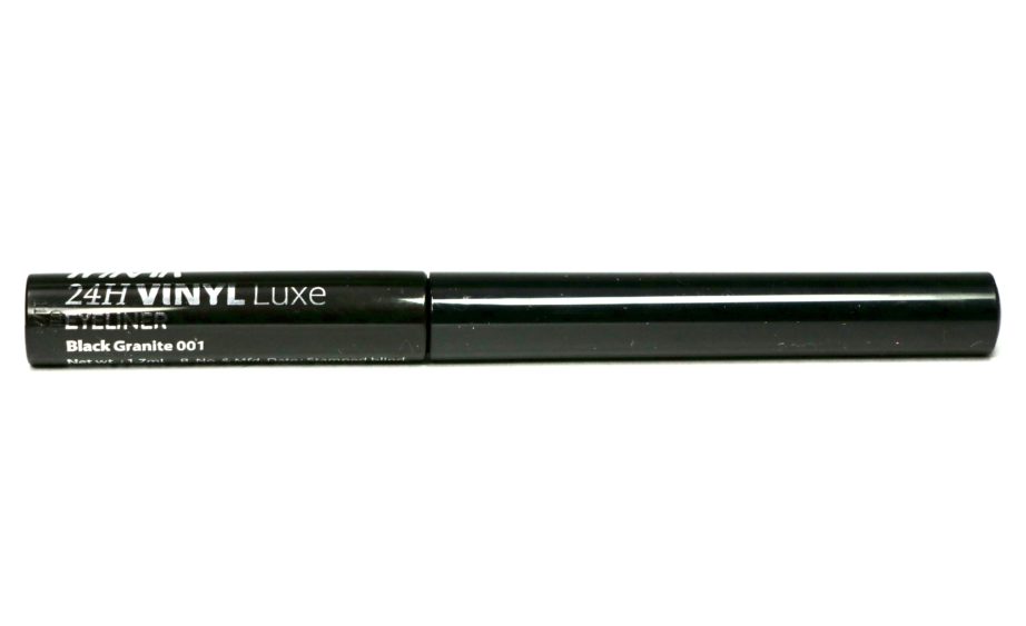 Nykaa 24Hrs Vinyl Luxe Eyeliner Black Granite Review, Swatches MBF Blog