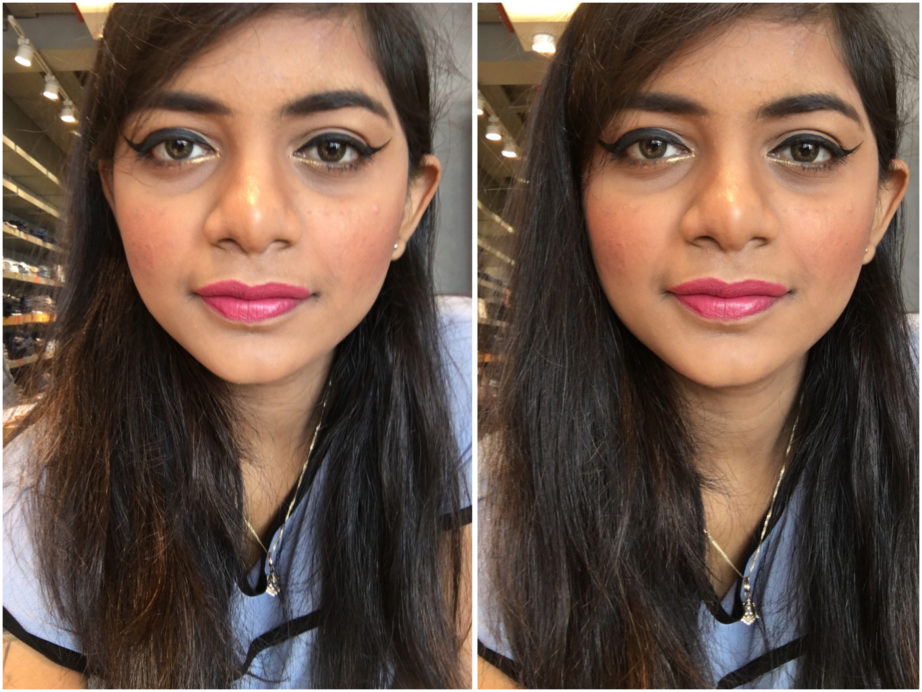 Nykaa So Matte Lipstick Devious Pink 03 M Review, Swatches MBF Blog Makeup Look