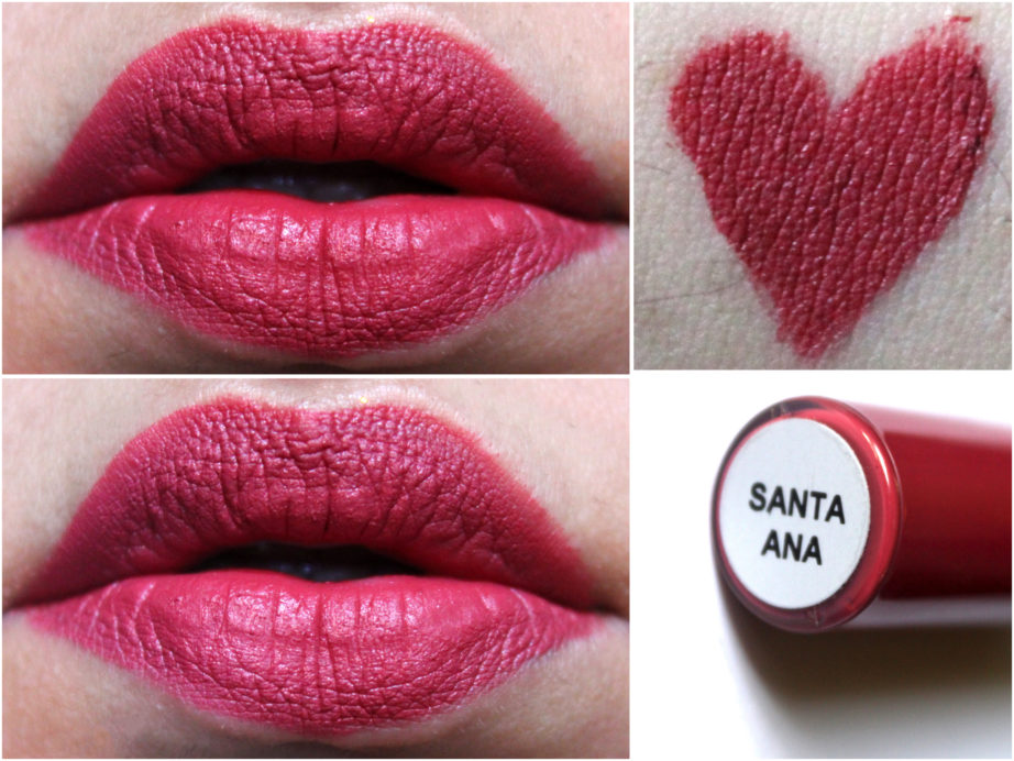 OFRA Long Lasting Liquid Lipstick Santa Ana Review, Swatches On Lips