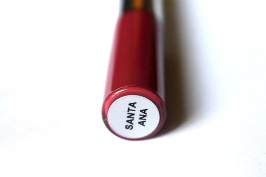 OFRA Long Lasting Liquid Lipstick Santa Ana Review, Swatches label