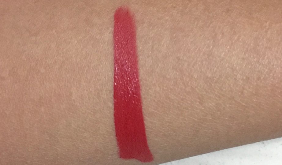 Sugar Smudge Me Not Liquid Lipstick Rust Lust 05 Review, Swatches Hand Skin