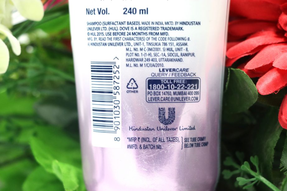 Dove Rejuvenated Volume Shampoo Review Hindustan Unilever
