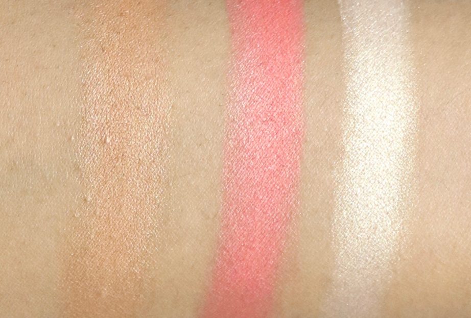 FACES Ultime Pro Face Palette Glow Review, Swatches Bronzer Blush and Highlight