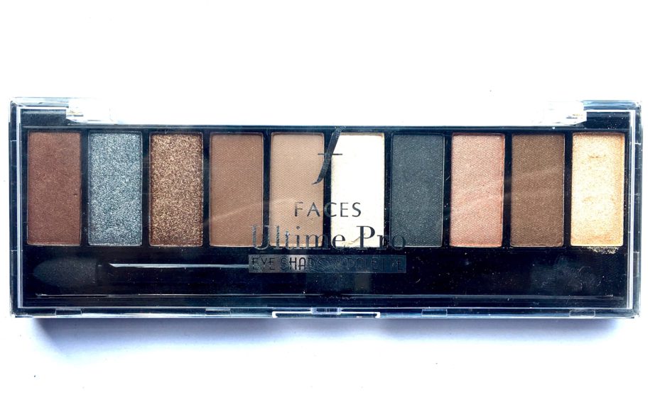 Faces Ultime Pro Eyeshadow Palette Nude Review, Swatches MBF Blog