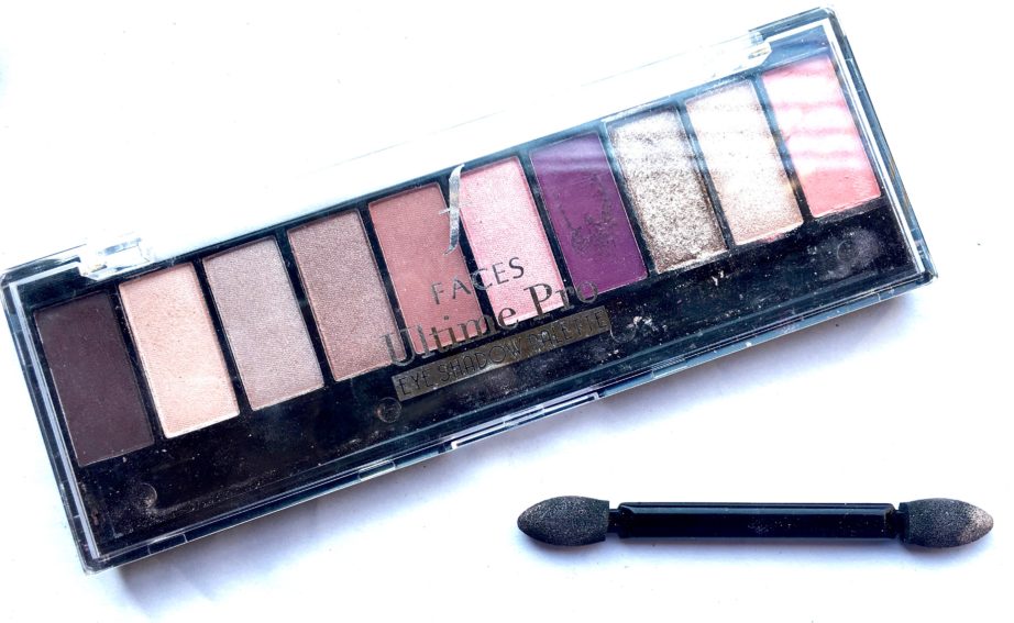 Faces Ultime Pro Eyeshadow Palette Rose Review, Swatches Indian Makeup Blog