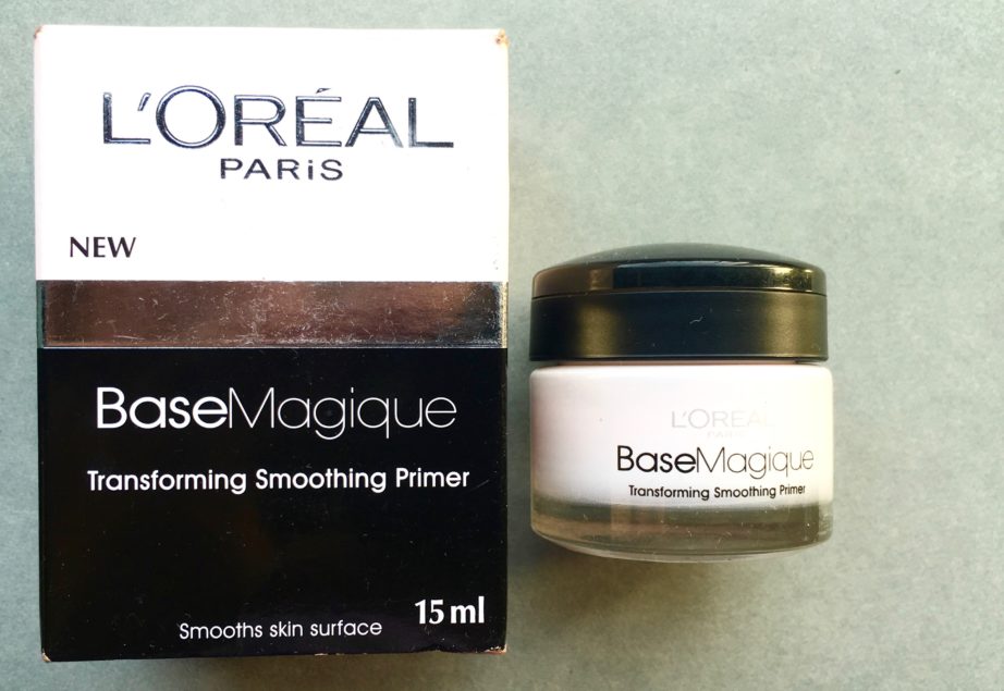 L'Oreal Base Magique Transforming Smoothing Primer Review, Swatches Indian Makeup Beauty Blog