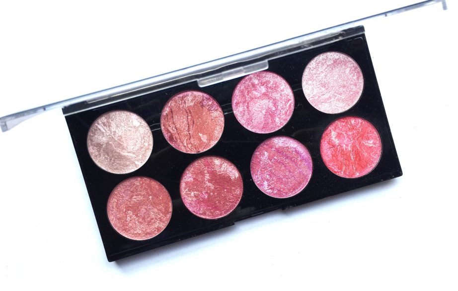 Makeup Revolution Blush Palette Blush Queen Review, Swatches MBF Blog